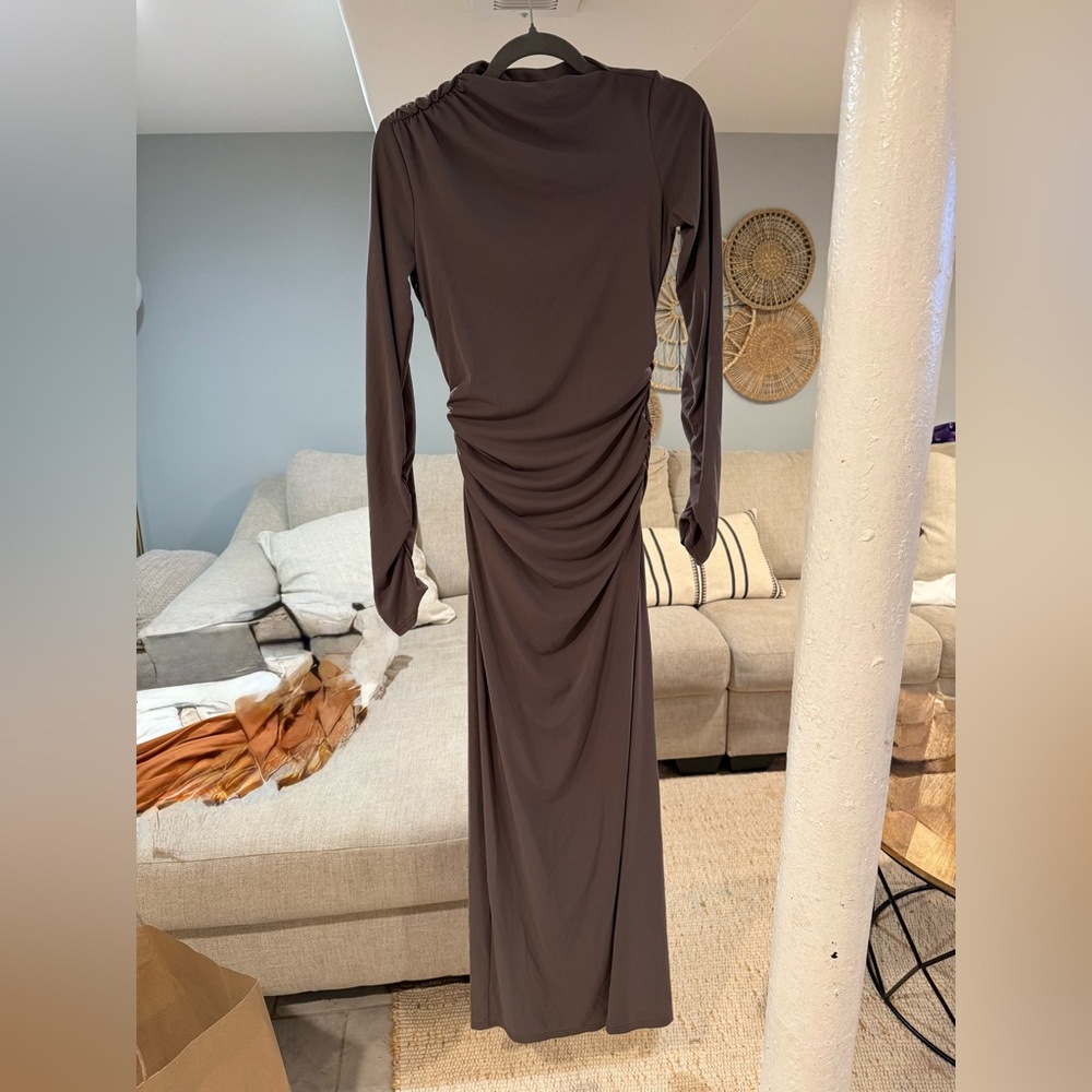 Zara dark grey Long Sleeve Dress